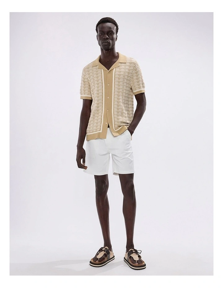 Sheppard Knit Shirt in Ivory Multi image 5