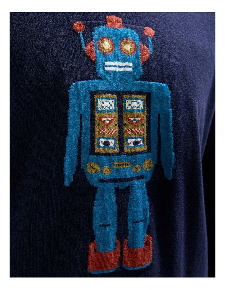 Bot To Go! Knit in Navy image 4