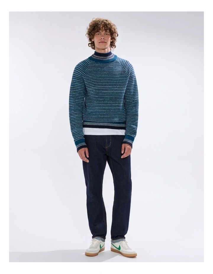 Kaito Wool Blend Knit in Dark Teal image 1