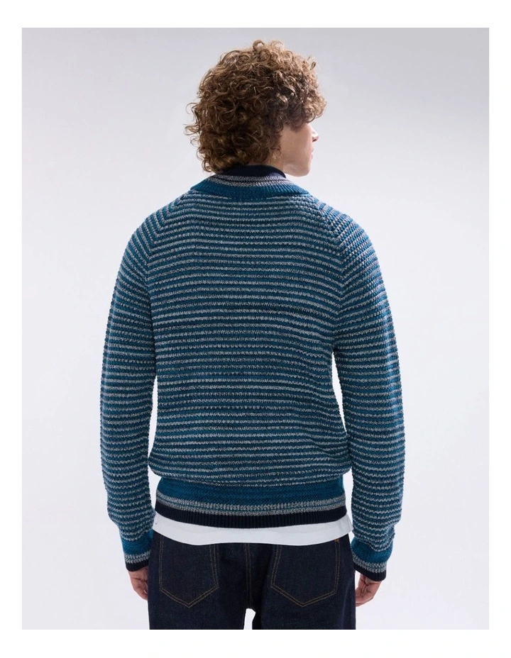 Kaito Wool Blend Knit in Dark Teal image 4