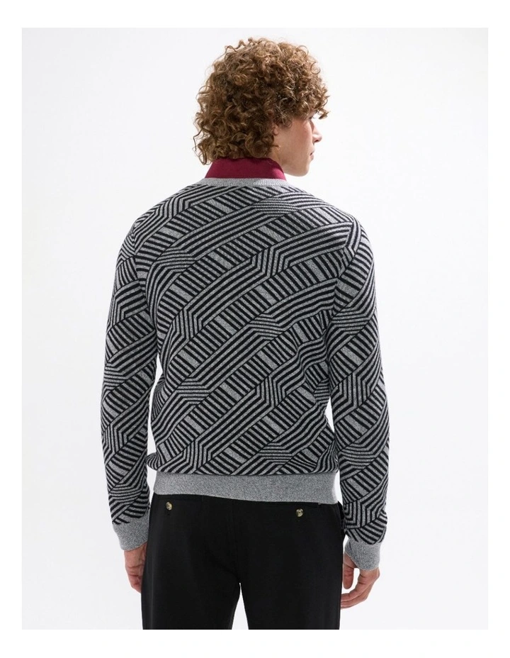 Champions Wool Blend Knit in Charcoal image 4