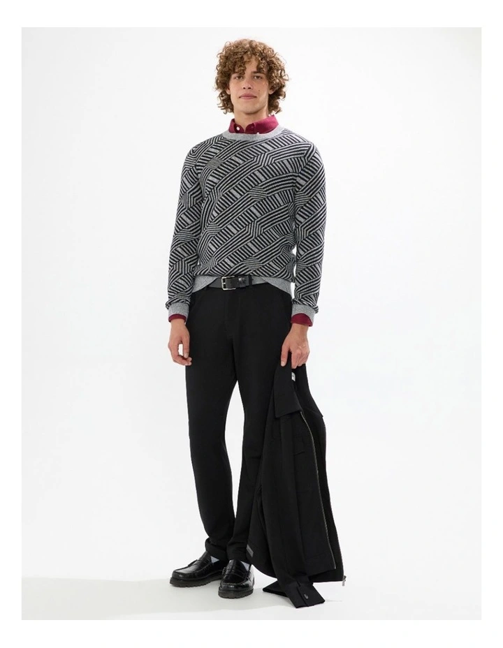Champions Wool Blend Knit in Charcoal image 5
