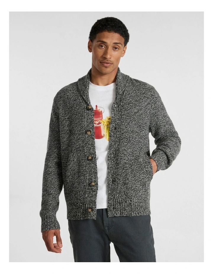 I Want It All Cardigan in Black/White image 1