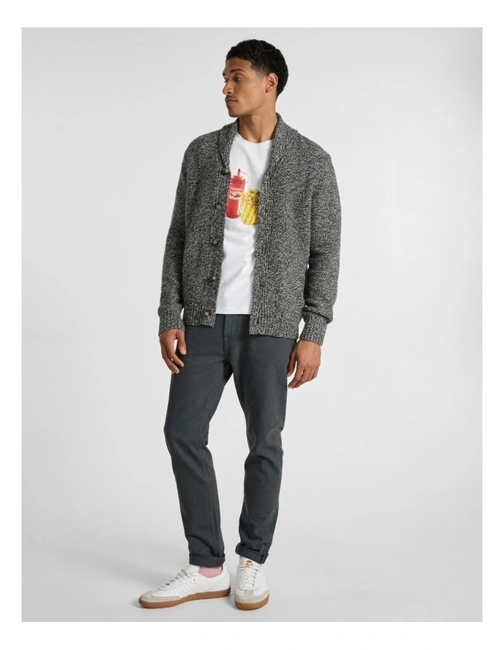 I Want It All Cardigan in Black/White image 2