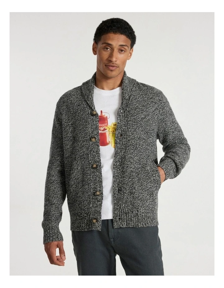 I Want It All Cardigan in Black/White image 2