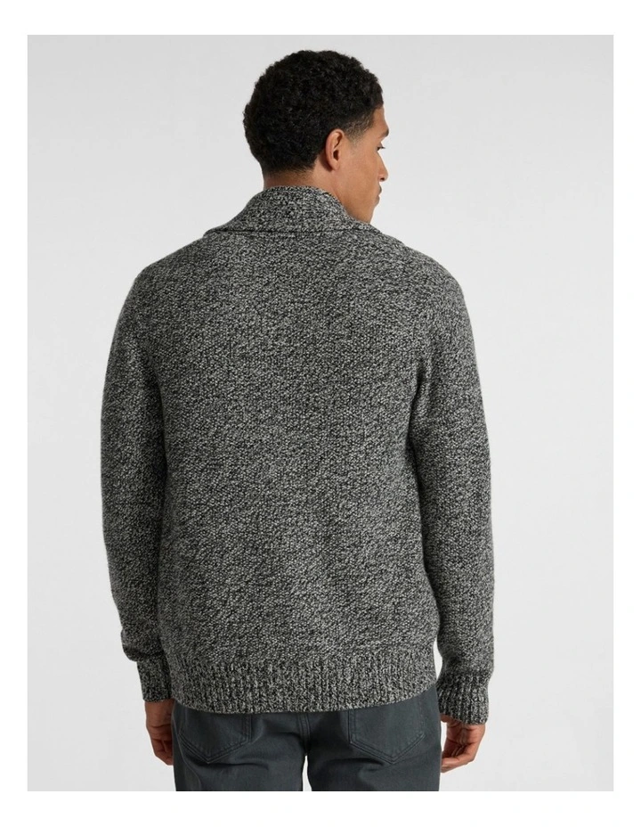 I Want It All Cardigan in Black/White image 3
