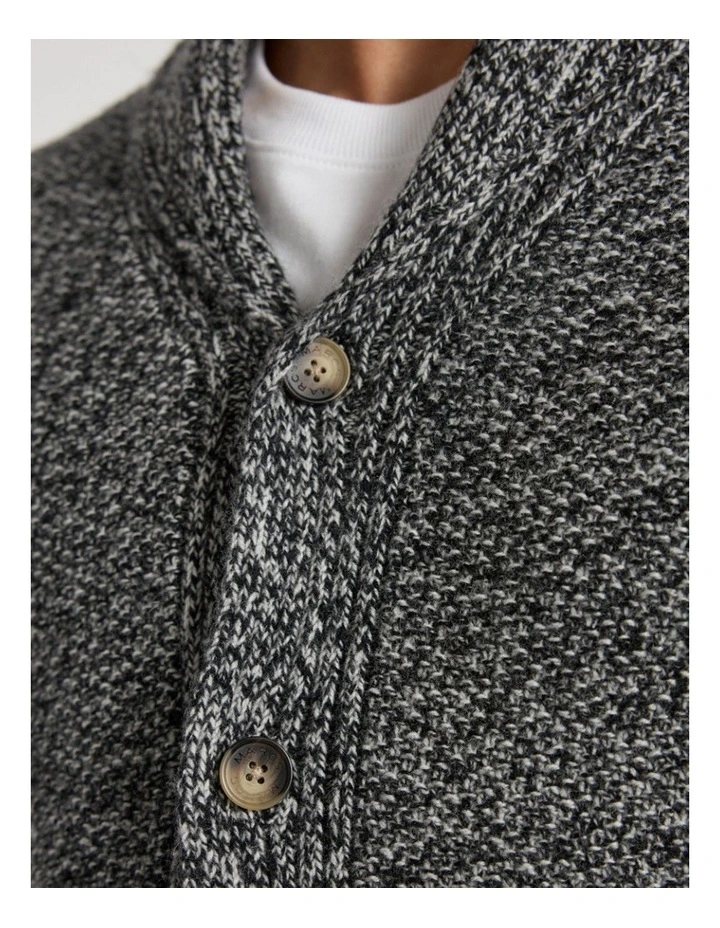 I Want It All Cardigan in Black/White image 3