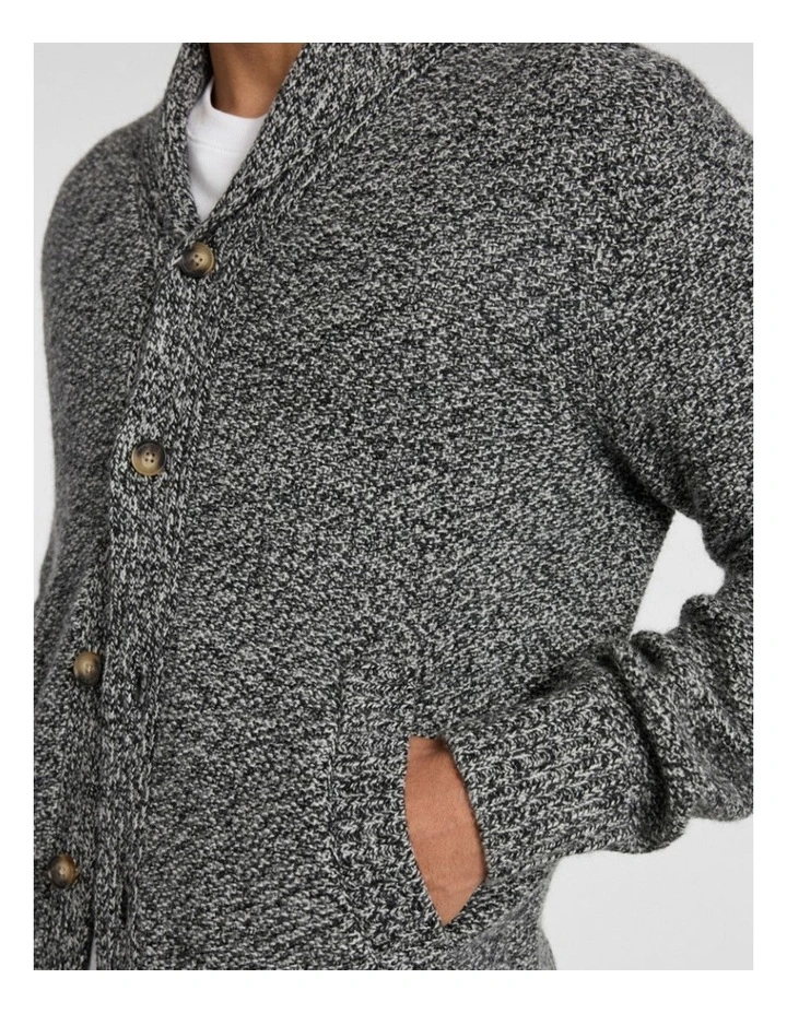 I Want It All Cardigan in Black/White image 4