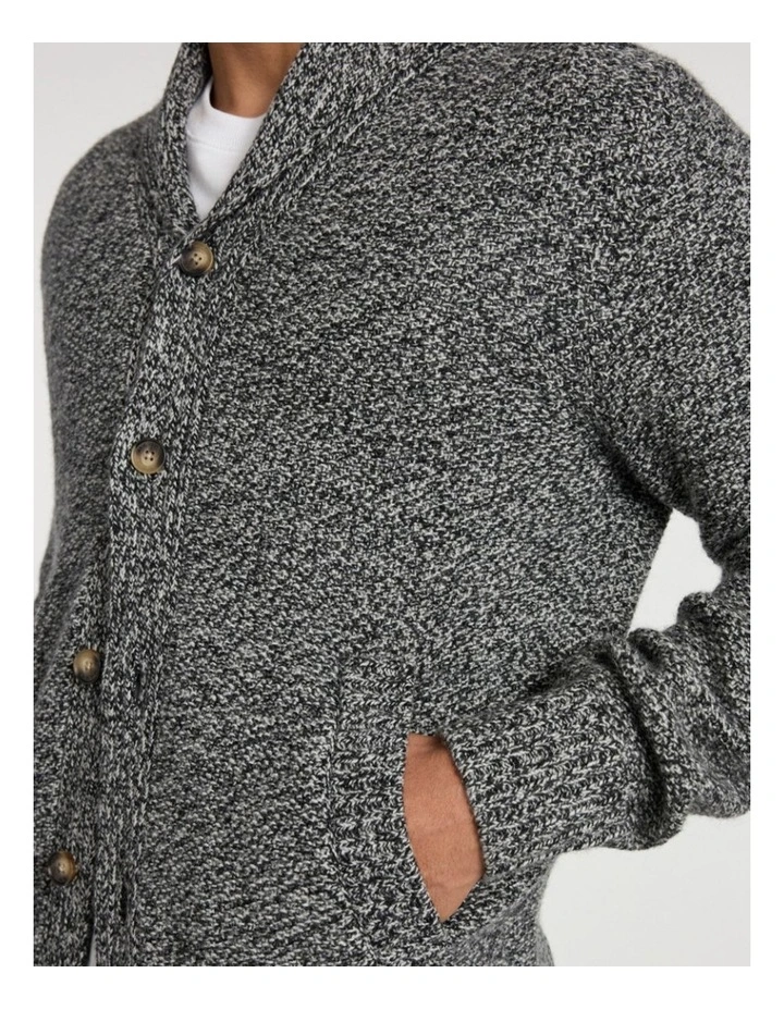 I Want It All Cardigan in Black/White image 4