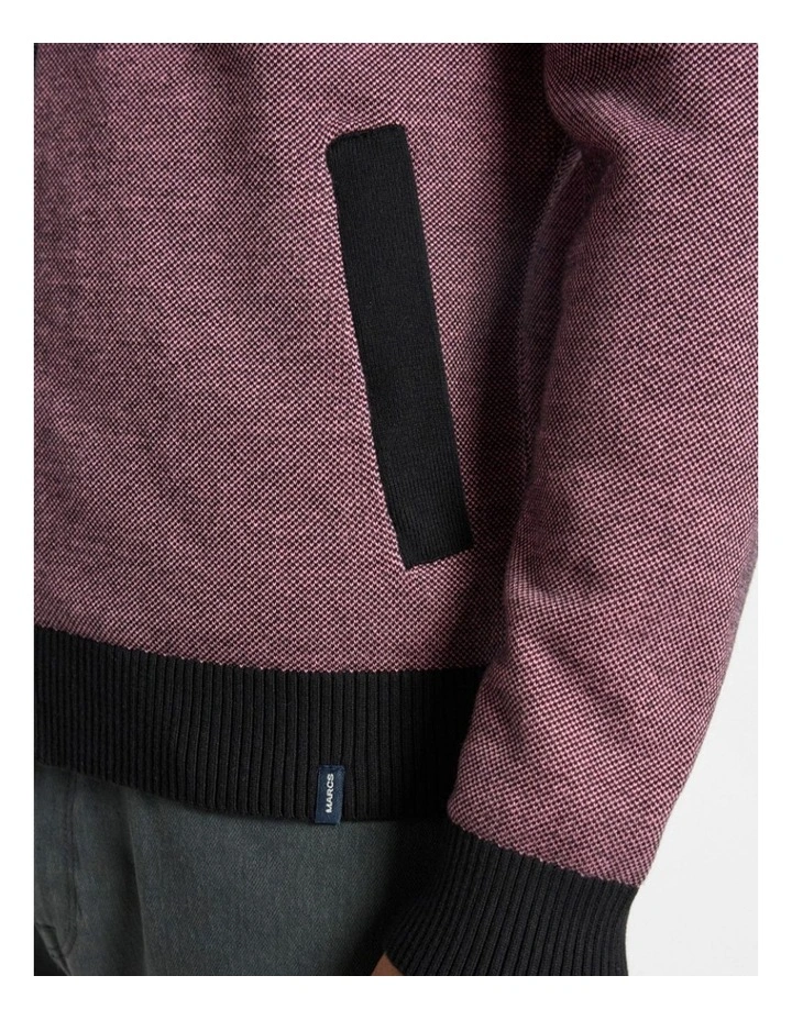 Star Treatment Zip Through in Rich Pink image 4