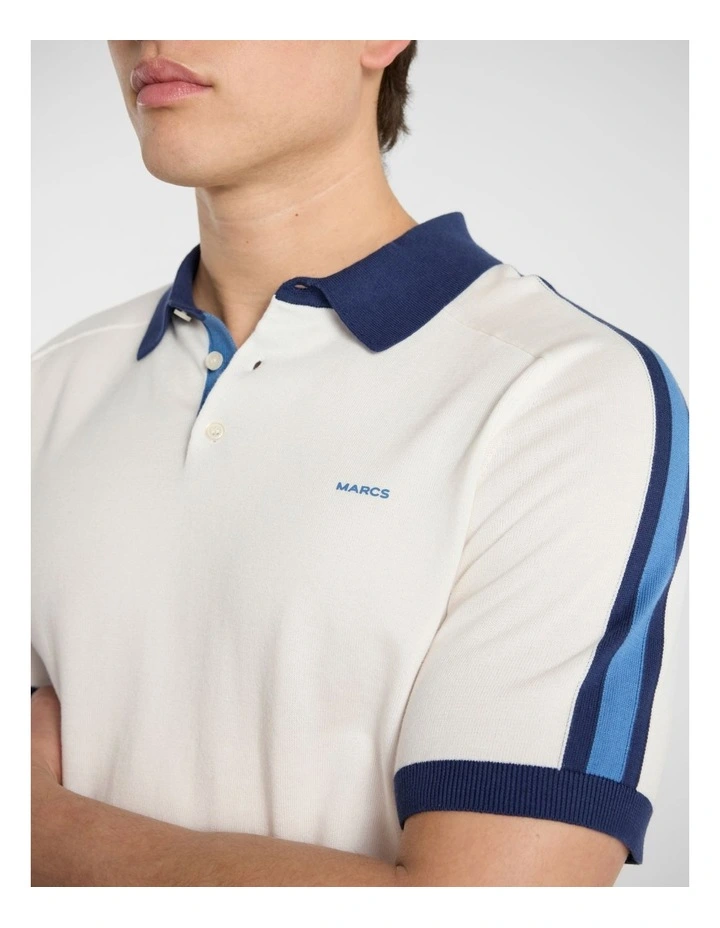 Leclerc Knit Polo in Ivory image 4