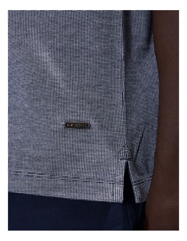 Christian Mercerised Polo in Navy image 3