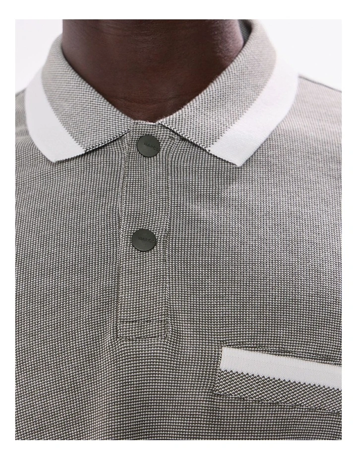 Christian Mercerised Polo in Agave Green image 3
