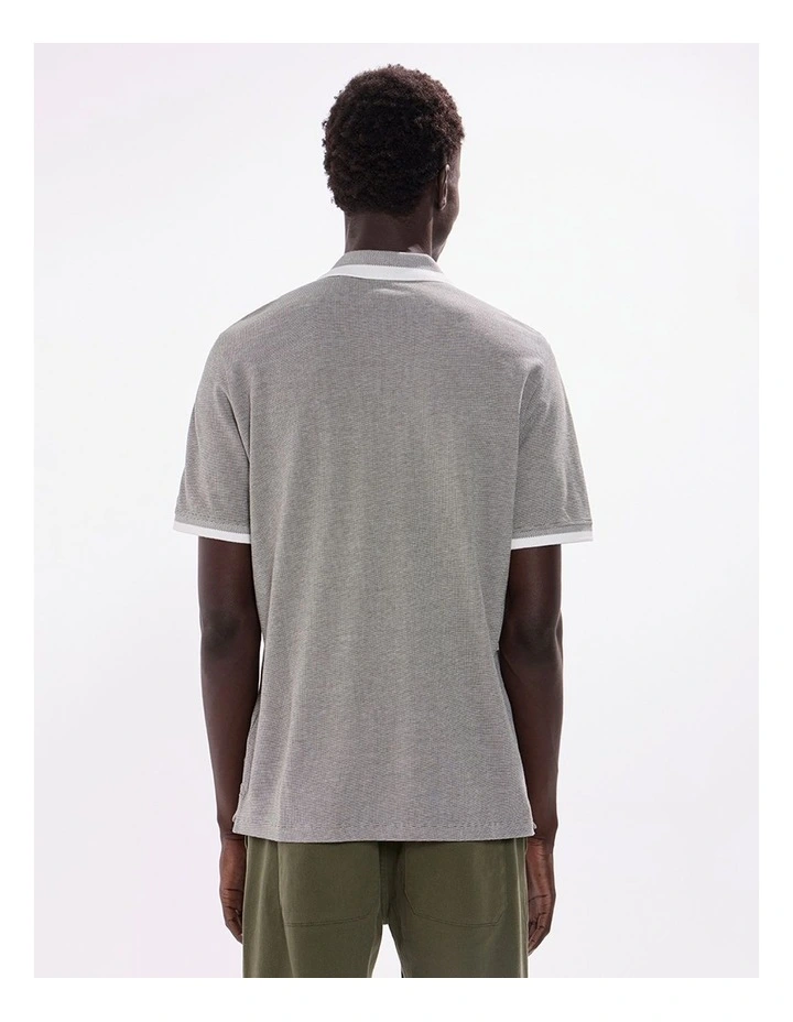 Christian Mercerised Polo in Agave Green image 4