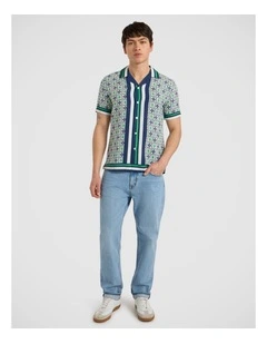 Penny Tile Shirt in Green Multi