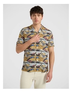 Championship Race Shirt in Blue Multi