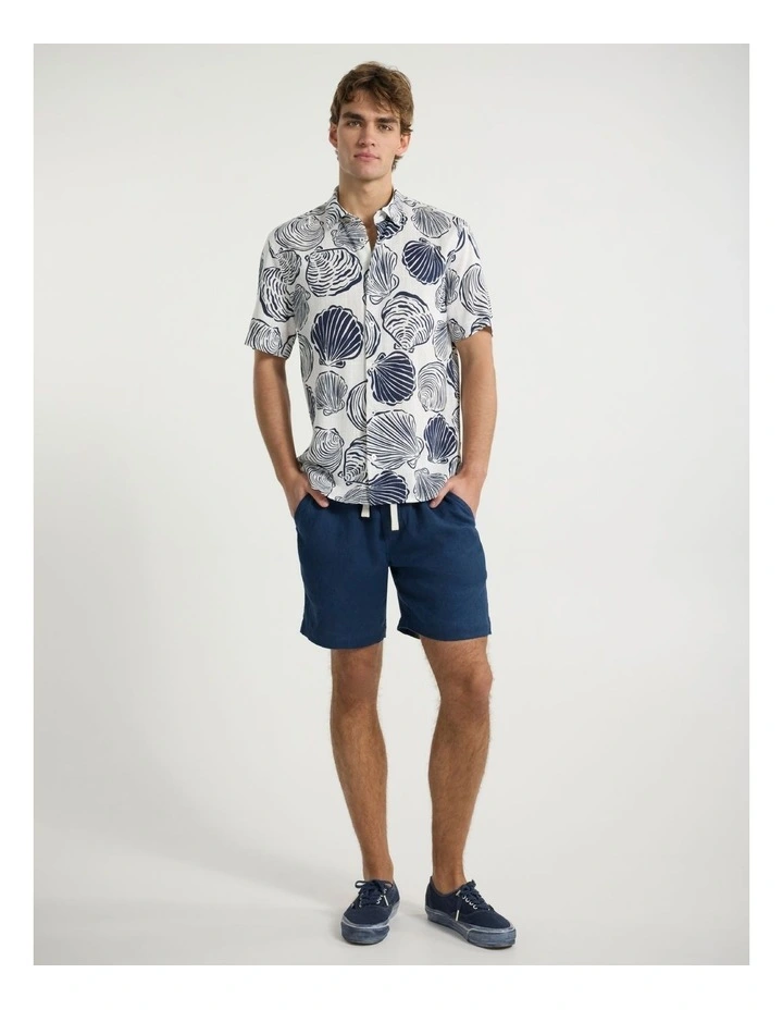 It Makes Me Shell Shirt in White Multi image 2