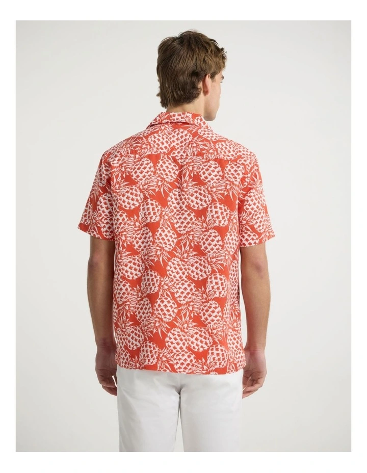 A Little More Pine Shirt in Red Multi image 3