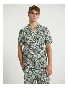 A Little More Pine Shirt in Thyme Multi