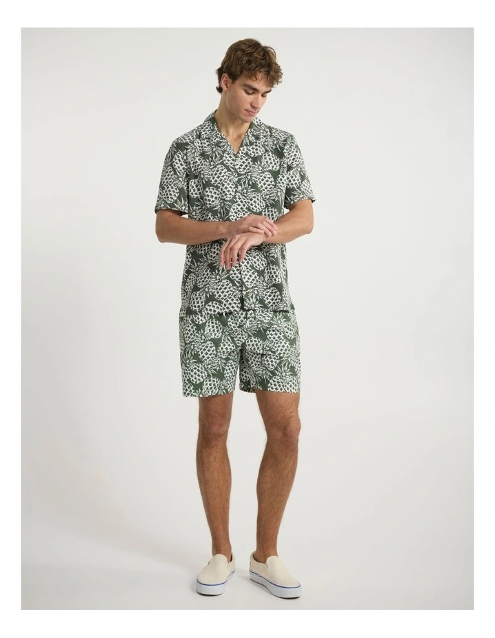 A Little More Pine Shirt in Thyme Multi image 2