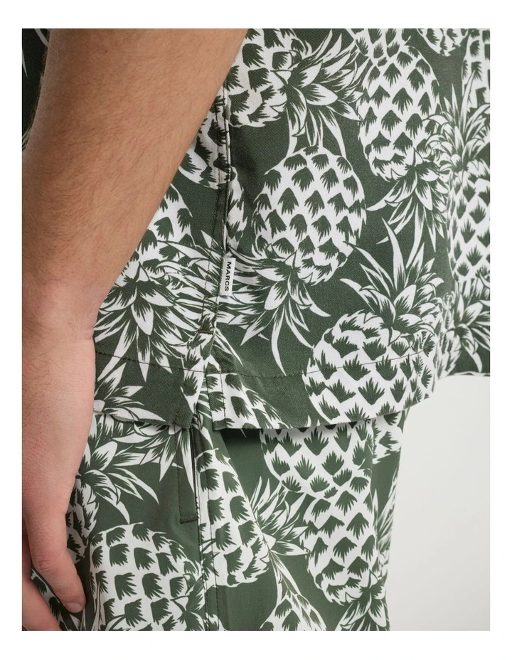 A Little More Pine Shirt in Thyme Multi image 4