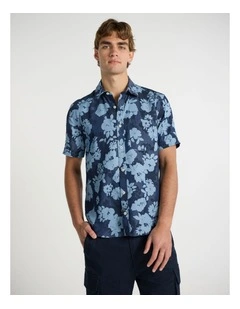 Lucky Short Sleeve Shirt in Chambray