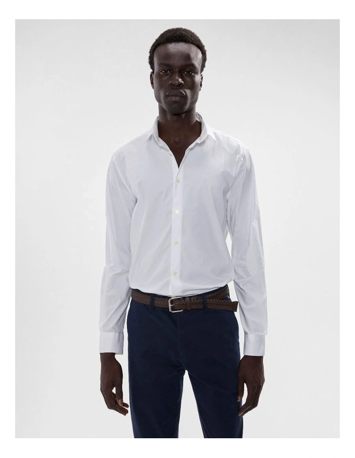 Cooper Stretch Shirt in White image 1
