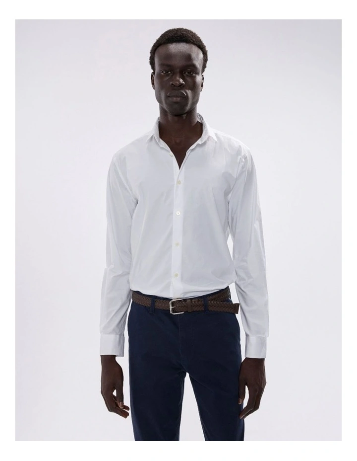 Cooper Stretch Shirt in White image 2