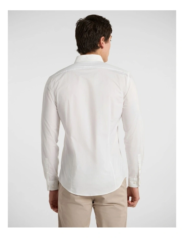 Cooper Stretch Shirt in White image 3