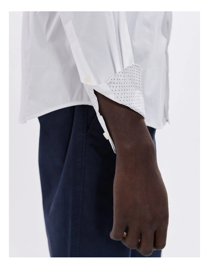 Cooper Stretch Shirt in White image 3