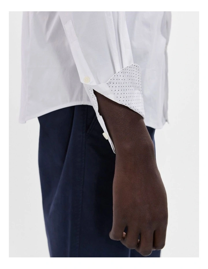 Cooper Stretch Shirt in White image 4