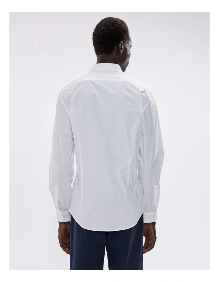 Cooper Stretch Shirt in White image 4