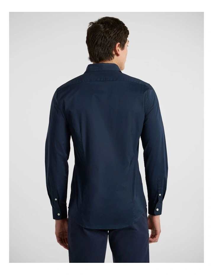 Cooper Stretch Shirt in Navy image 3
