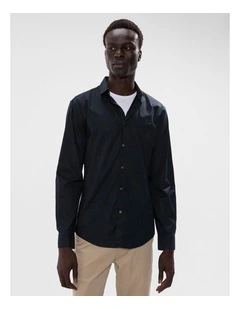 Cooper Stretch Shirt in Black
