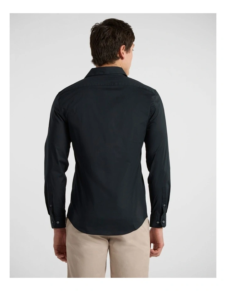 Cooper Stretch Shirt in Black image 3