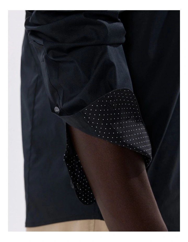Cooper Stretch Shirt in Black image 4