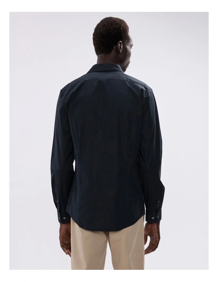 Cooper Stretch Shirt in Black image 5