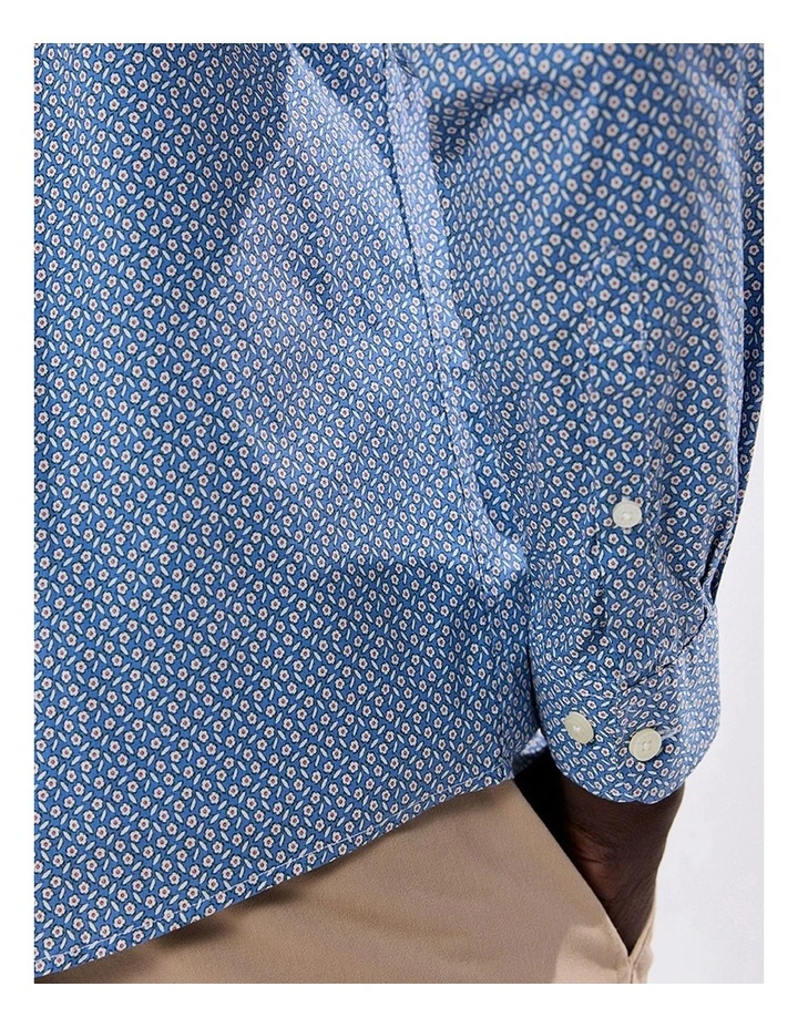 Heart Of A Daisy Shirt in Mid Blue image 2