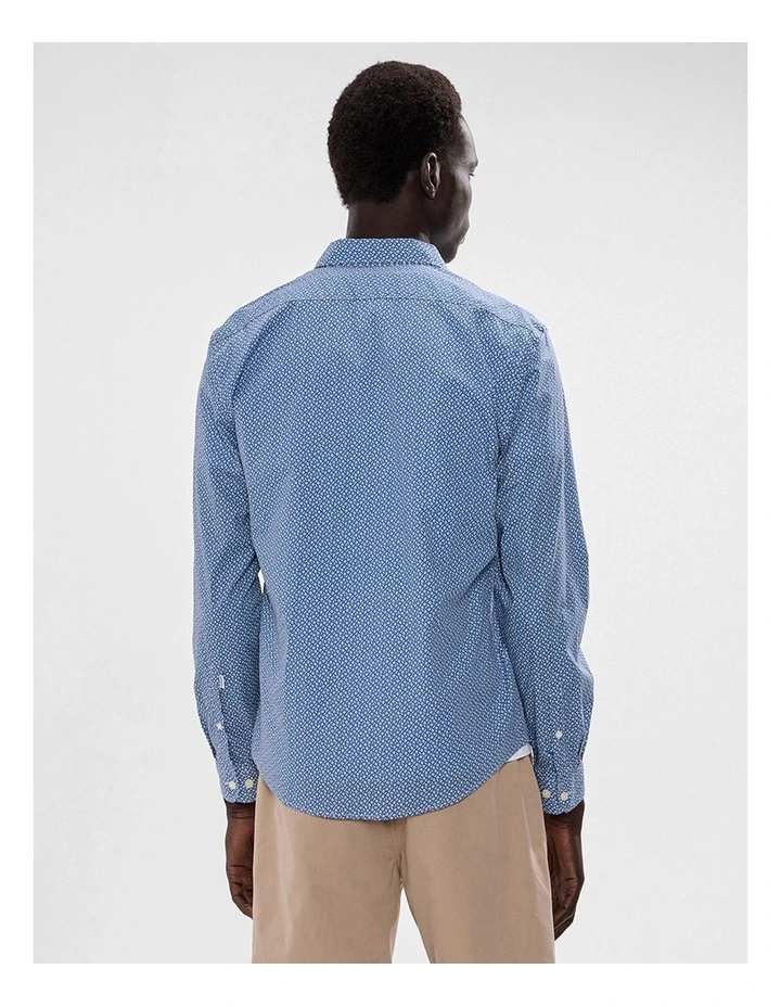 Heart Of A Daisy Shirt in Mid Blue image 3