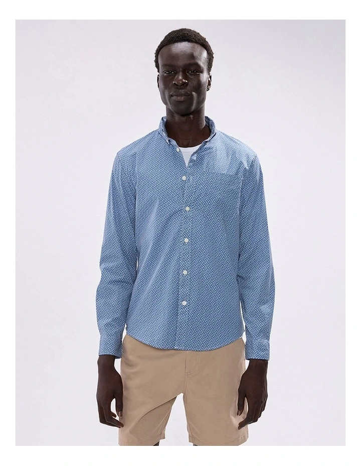 Heart Of A Daisy Shirt in Mid Blue image 4