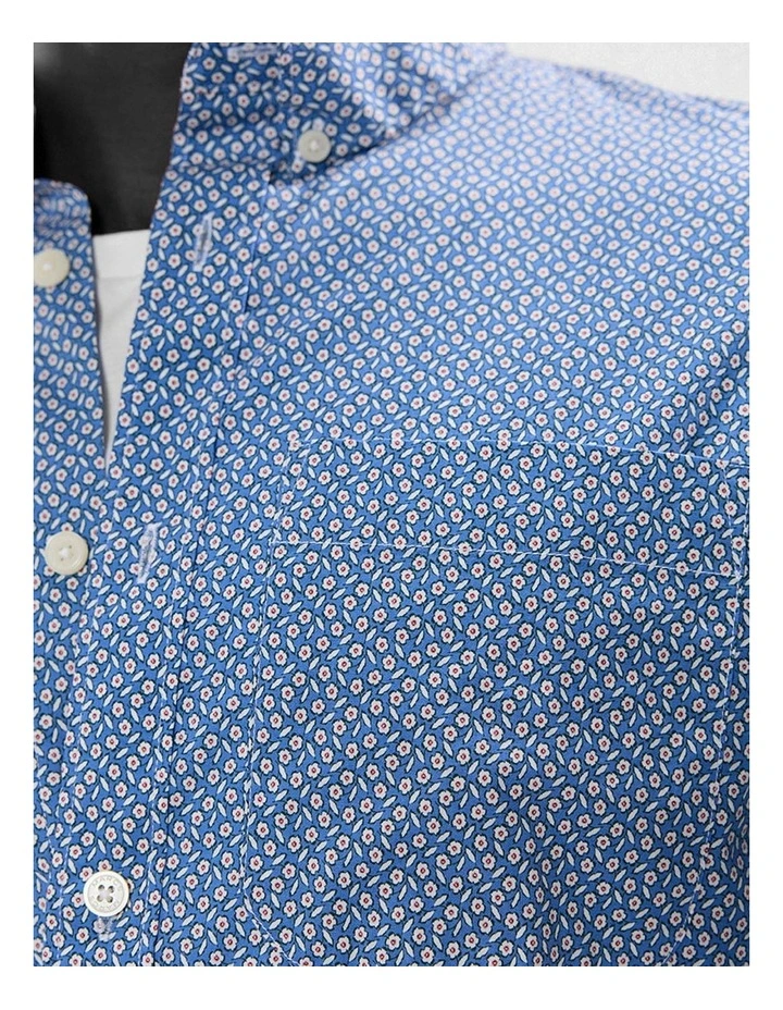 Heart Of A Daisy Shirt in Mid Blue image 5