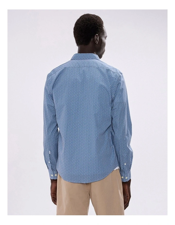 Heart Of A Daisy Shirt in Mid Blue image 5