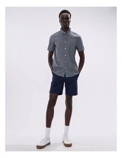 Horse Code Shirt in Navy Multi