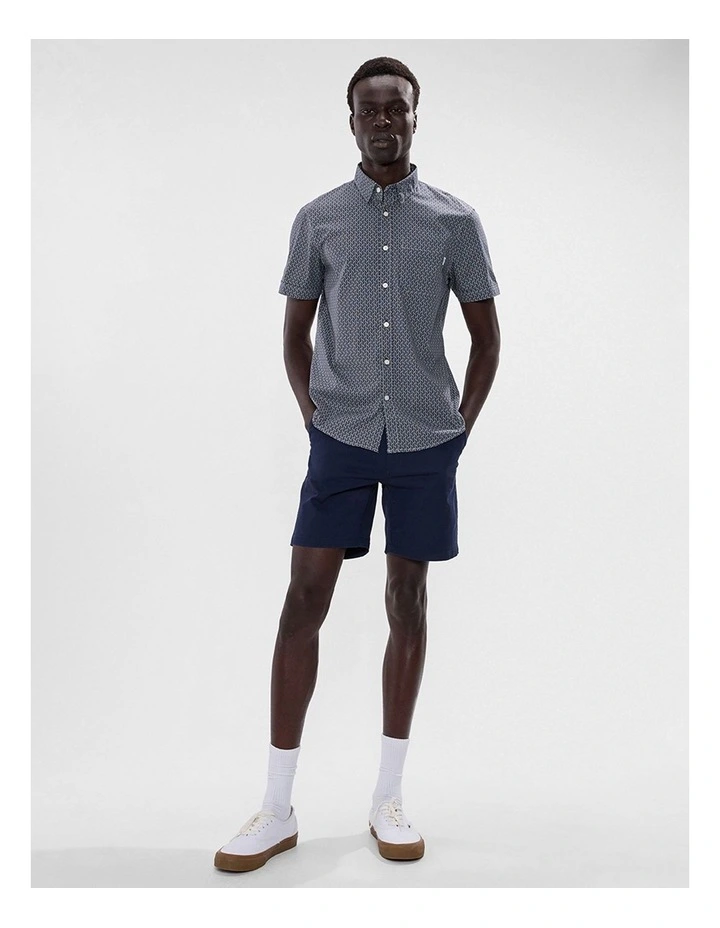 Horse Code Shirt in Navy Multi image 2