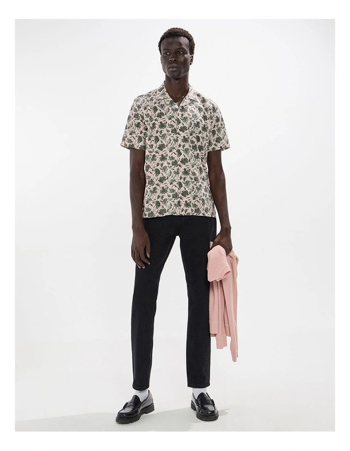 Don't Look Back Shirt in Pink Multi image 1