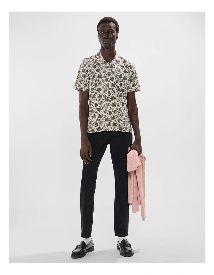 Don't Look Back Shirt in Pink Multi image 2