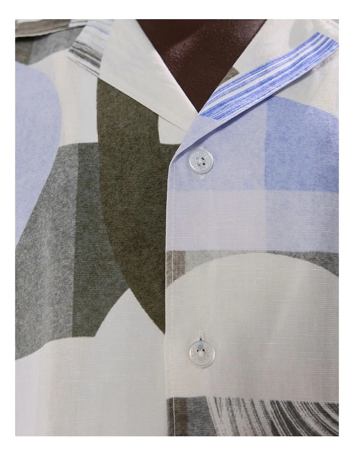 Round And Round Shirt in Green Multi image 4