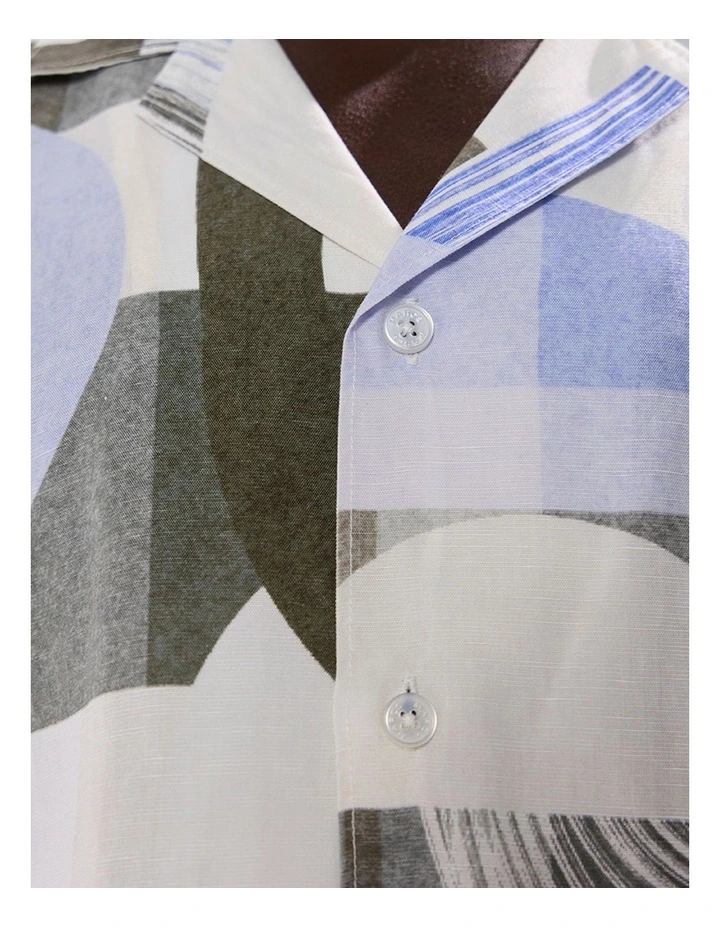 Round And Round Shirt in Green Multi image 4