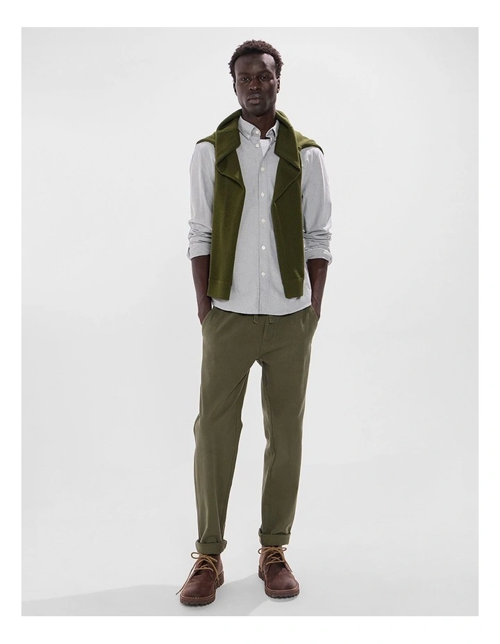 Julian Oxford Shirt in Agave Green image 2