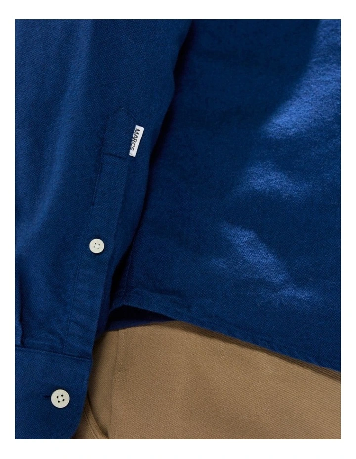 Julian Oxford Shirt in Azure Blue image 3